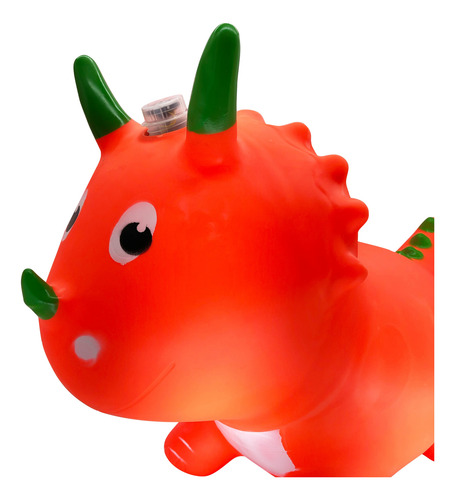 Montable Brincolin Inflable Para Niños Dinosaurio Naranja