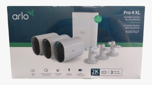  Arlo Pro 4 Xl 2k Camera Seguranca Sem Fio Com Smarthub 