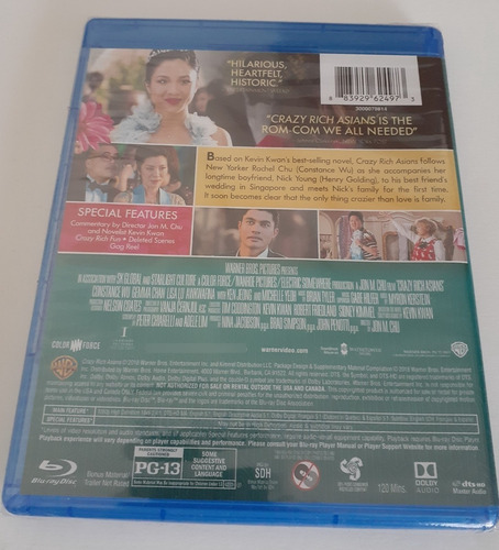 Crazy Rich Asians ( Locamente Millonarios ) Blu-ray Original