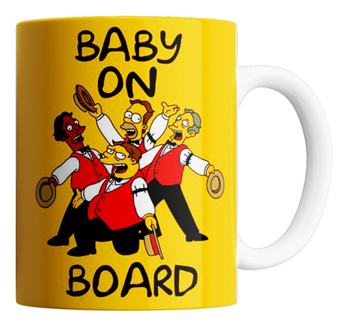 Taza De Ceramica - Los Borbotones - Los Simpson (varios Mod)