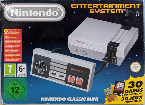 Console Nintendo Nes Classic Mini Edition Na Caixa