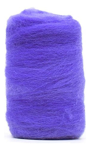 Lã Merino Para Feltragem 25g - Fios Da Fazenda Cor F25 Roxo Ametista