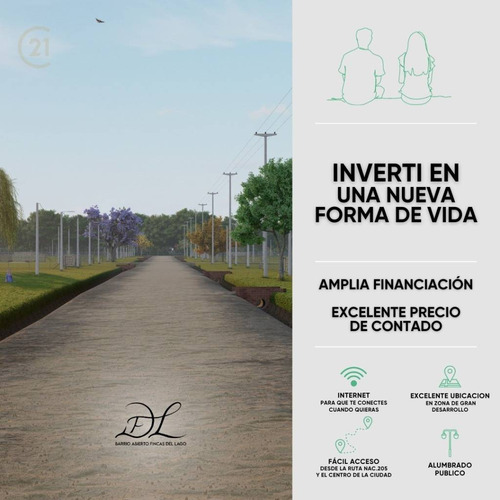 Venta Lote 2800m2 Barrio Abierto Fincas Del Lago, Saladillo