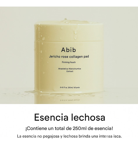 Abib Jericho Rose Collagen Pad Firming Touch de 250mL