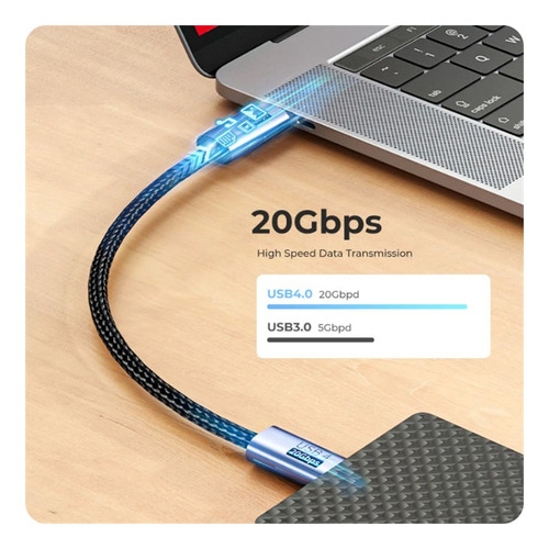 Usb-c Thunderbolt 3/4 8k 20gbps 100w Macbook Air M1 M2 M3