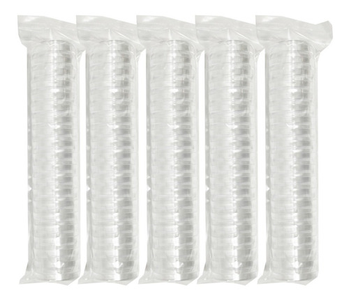 Caja Petri Desechable Apilable 60x15mm 5 Paquetes Pk/20 C/u