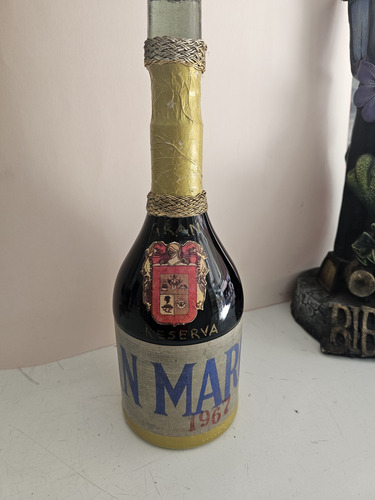 Botella Antigua De Brandy San Marcos (Usado)