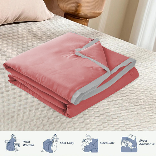 Manta Fresca Suave Y Transpirable Con Doble Capa Cool Tech