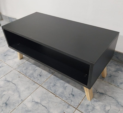 Mesa Ratona Escandinava 80x40x40 Negro