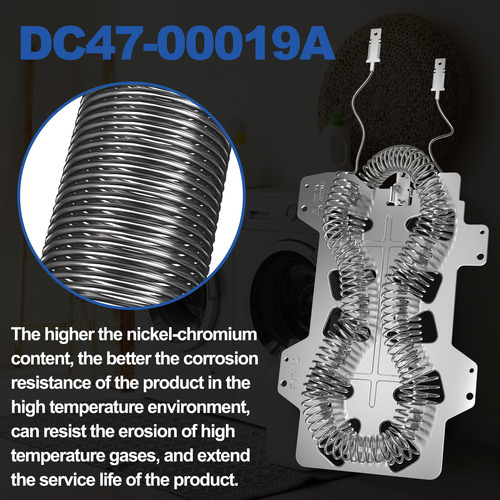 Elemento Calefactor Para Secadora Romalon Dc47-00019a