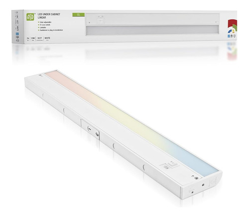 Iluminación Led Asd Debajo Del Gabinete De 24 Pulgadas, Regu
