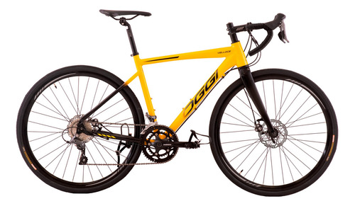Bicicleta Oggi Velloce Disc 2024 Amarela Cor Amarelo Tamanho Do Quadro 48