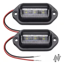 Comprar Par Luz Patente 6 Led Universal Autos Camionetas 12v
