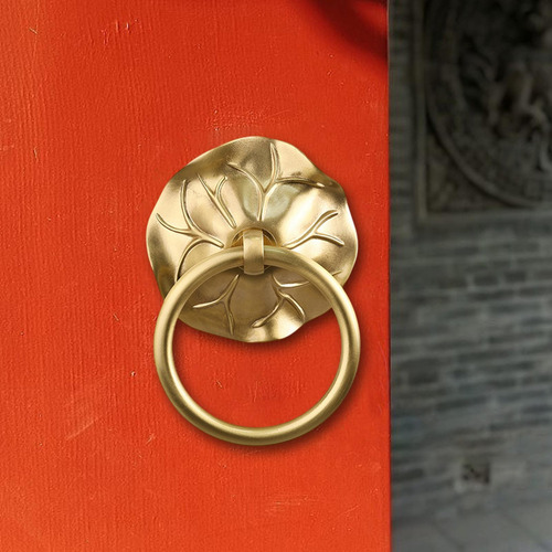 Puerta De Manejo De La Puerta De Metal Hardware De Oro