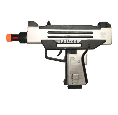 Imagen 2 de 8 de Pistola + Placa - Juguete De Policia Para Niños