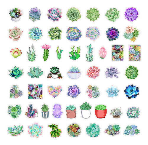 Adesivos Decorativos De Plantas Verdes Em Vasos Para Criança