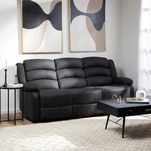 Berger Reclinable Sillón 3 Cuerpos Con Portavasos Santiago
