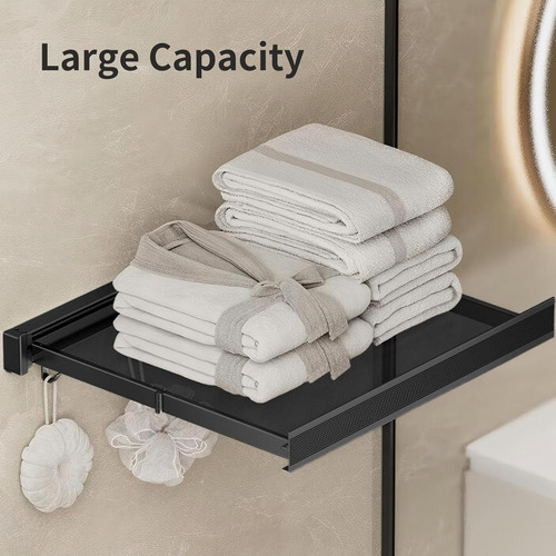 Toallero De Pared Que Ahorra Espacio, Toallero Plegable De A