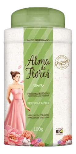 Kit 12 Talco Alma De Flores Tradicional 100g - Memphis