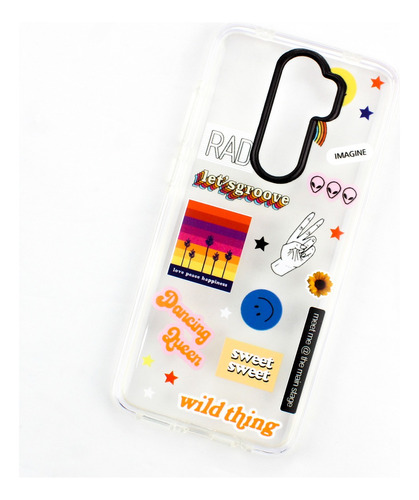 Funda Stickers Emoji Estampa Moda Xiaomi Redmi Note 8 Pro