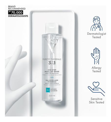 Desmaquillante Y Tónico Facial Con Agua Micelar Vichy