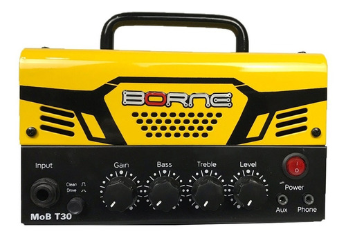 Amplificador Borne MOB MOB T30 Transistor para guitarra de 30W cor amarelo 110V/220V