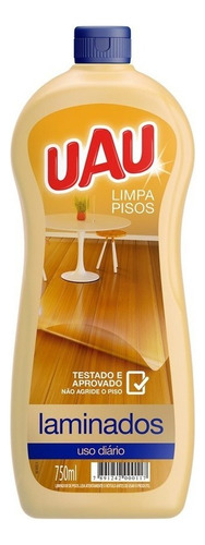 Limpador pisos laminados Uau em squeeze 750 mL