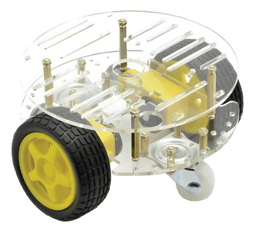 Chassis Carro Robotico 2wd 2 Pisos Armable Robot 20usd
