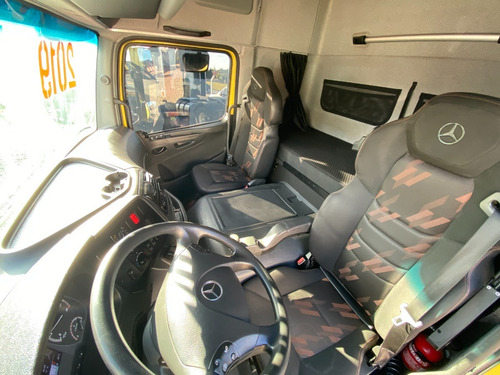 Imagem 9 de 19 de Mb Atego 2430, Truck 6x2, 2019. Sider 10 Metros.único Dono