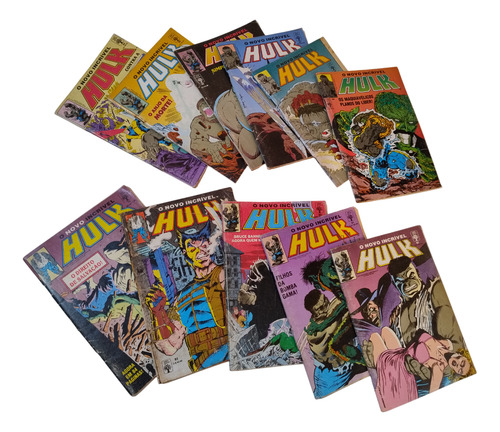 Lt11hul Lote 11 Revistas Incrivel Hulk Editora Abril