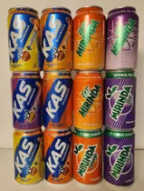 Comprar Coleção Kas Guaraná + Mirinda 10 Latas Vazias Anos 90