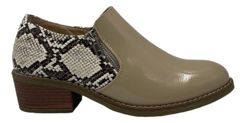 Zapato Beige Charol Print Z23-20s020