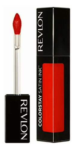 Revlon Labial Líquido Colorstay Satin Ink Fired Up