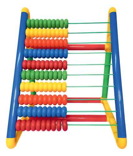 Ábaco Piramidal De 10 Líneas Gigante, Didáctico Matemáticas