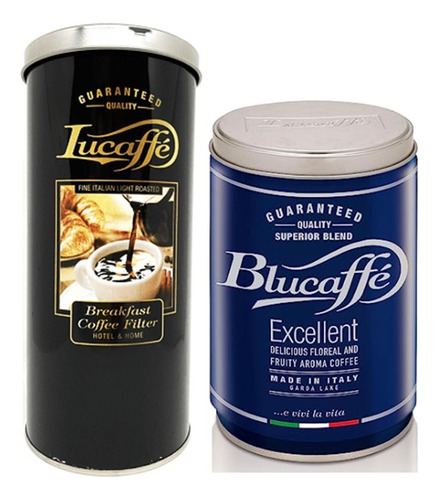 Café Lucaffe Breakfast (500 Gr) + Lucaffe Blucaffe (250 Gr)