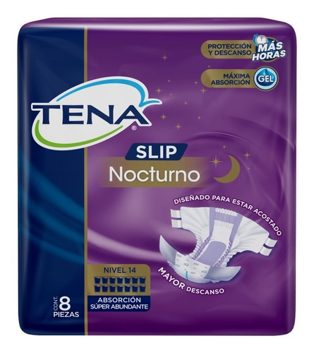 Pañal Para Adluto Tena Slip Nocturno M 8pza