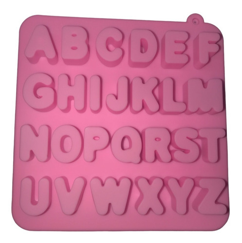 Molde Letras Abecedario 2,2cm Chocolate Souvenir Resina Yeso