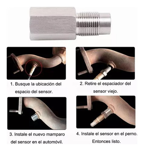 3 Conectores Del Sensor De Oxígeno Comprobar Código M18*1.5