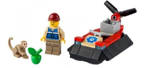 Lego City Wildlife Rescue Hovercraft 35 Piezas 30570