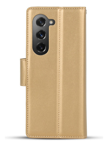 Para Samsung Z Fold4/5/6/7 Flip Wallet Funda De Teléfono De Cuero