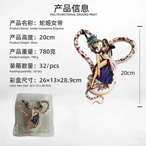 Kit De Montagem De Bonecos De Ação One Piece Boa Hancock De
