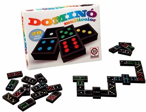 Domino Multicolor Ruibal Planeta Juguete