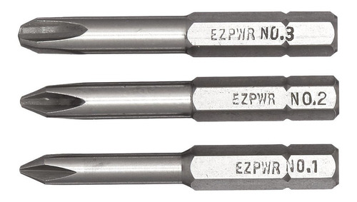 1 Eazypower 80445 2ea, 2#, Surtido #3 Phillips, 5,08 Cm 