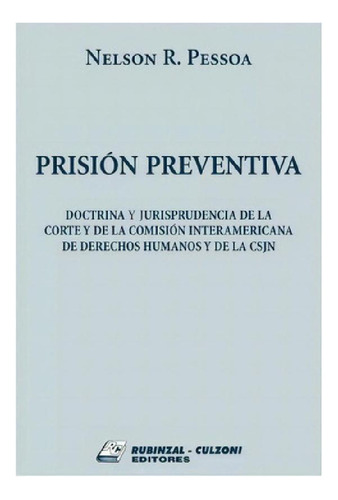 Libro - Prisión Preventiva - Pessoa
