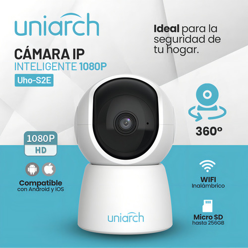 Camara Seguridad Ip 1080p Motorizado Wifi Visión Nocturna Hd Blanco