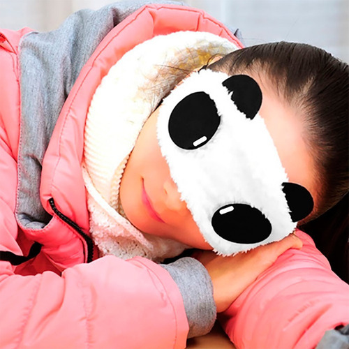 Máscara Para Dormir Con Forma De Panda/relajación Para Viaje