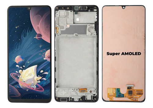 Pm Compatible Sj Pantalla Amoled Con Marco For Samsung