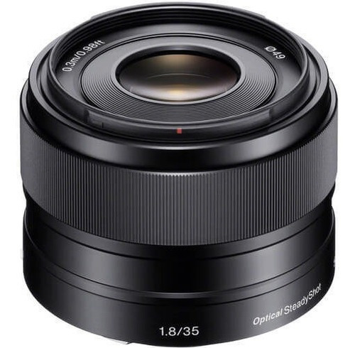 Lente Sony E35 mm F/1.8 Oss con montura E SEL35f18
