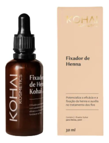 Fixador De Henna Sobrancelha 30ml Kohai Cor Color