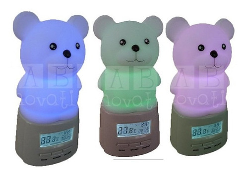 Imagen 2 de 10 de Luz De Noche , Termometro Oso Cuida Sueños Baby Innovation